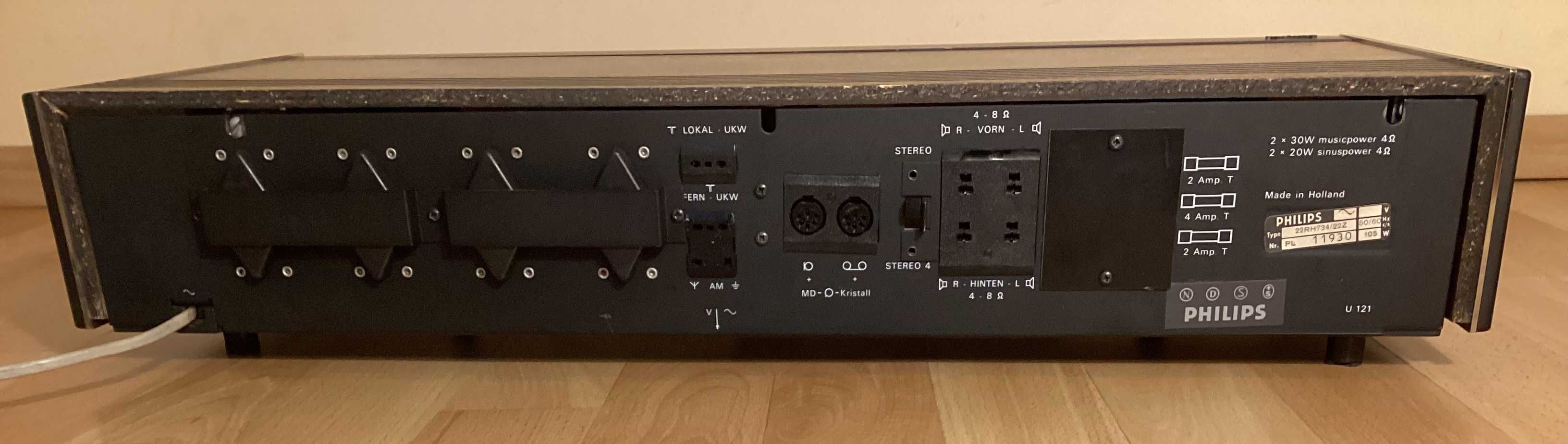 Amplituner Wzmacniacz PHILIPS 22RH734/22Z / SPRAWNY, śliczne brzmienie