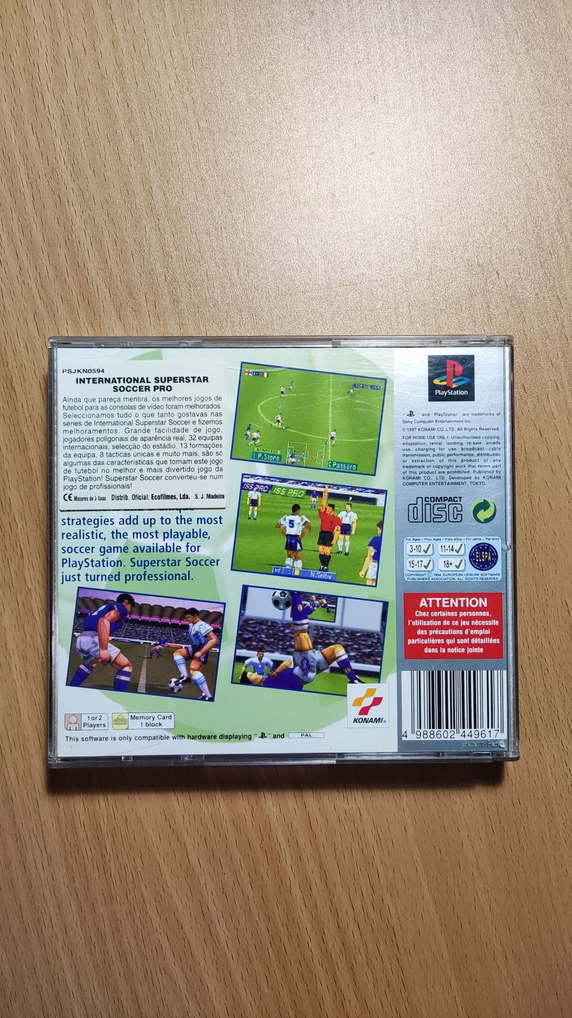 Internacional Superstar Soccer Pro (PS1)