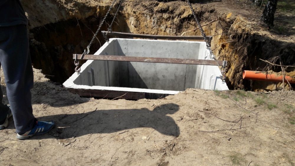 Zbiorniki betonowe szamba deszczówki Szambo z dokumentacją