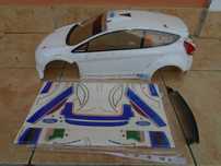 Ford Fiesta WRC HPI WR8 1:8  Nitro Karoseria Model RC 300mm
