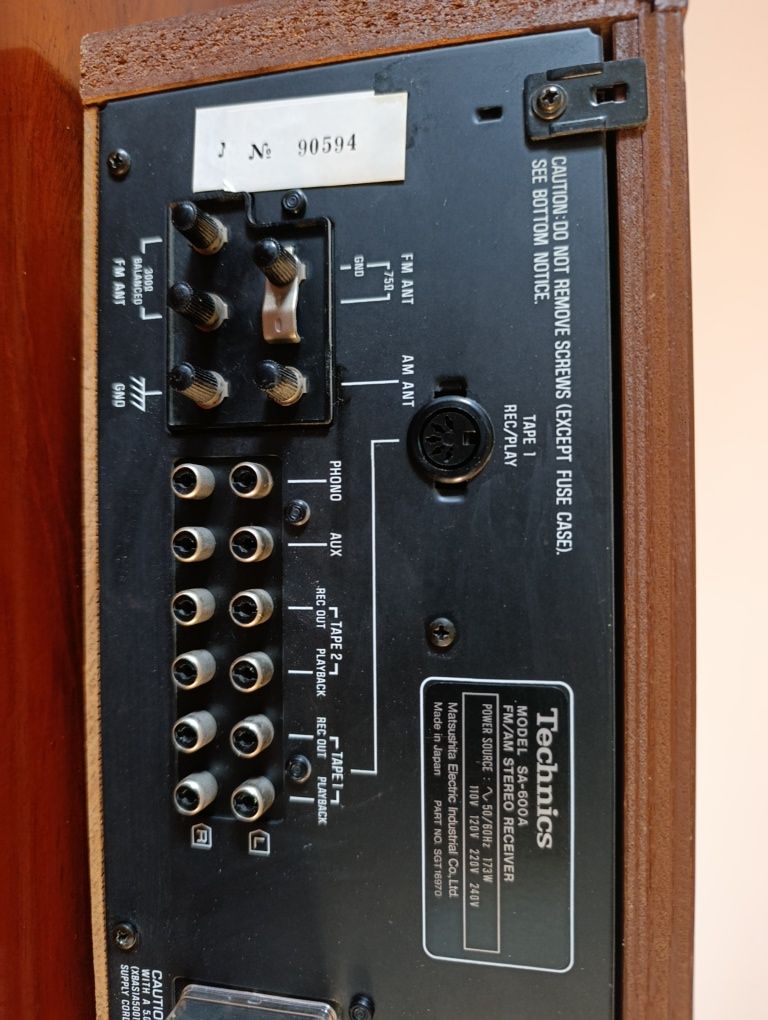 Technics SA - 600 A 1979 r. wersja na USA OKAZJA WYPRZEDAŻ