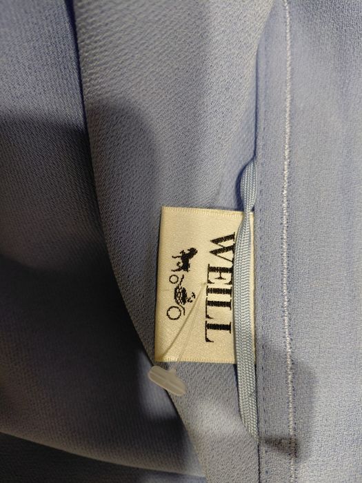 Komplet damski, żakiet dłuższy i spódnica marki Weill, rozmiar L/XL