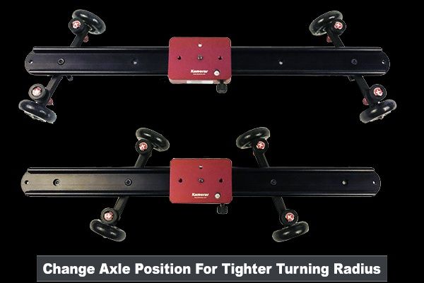 Slider Dolly KAMERAR SD-1 60 cm, como novo, com rodas