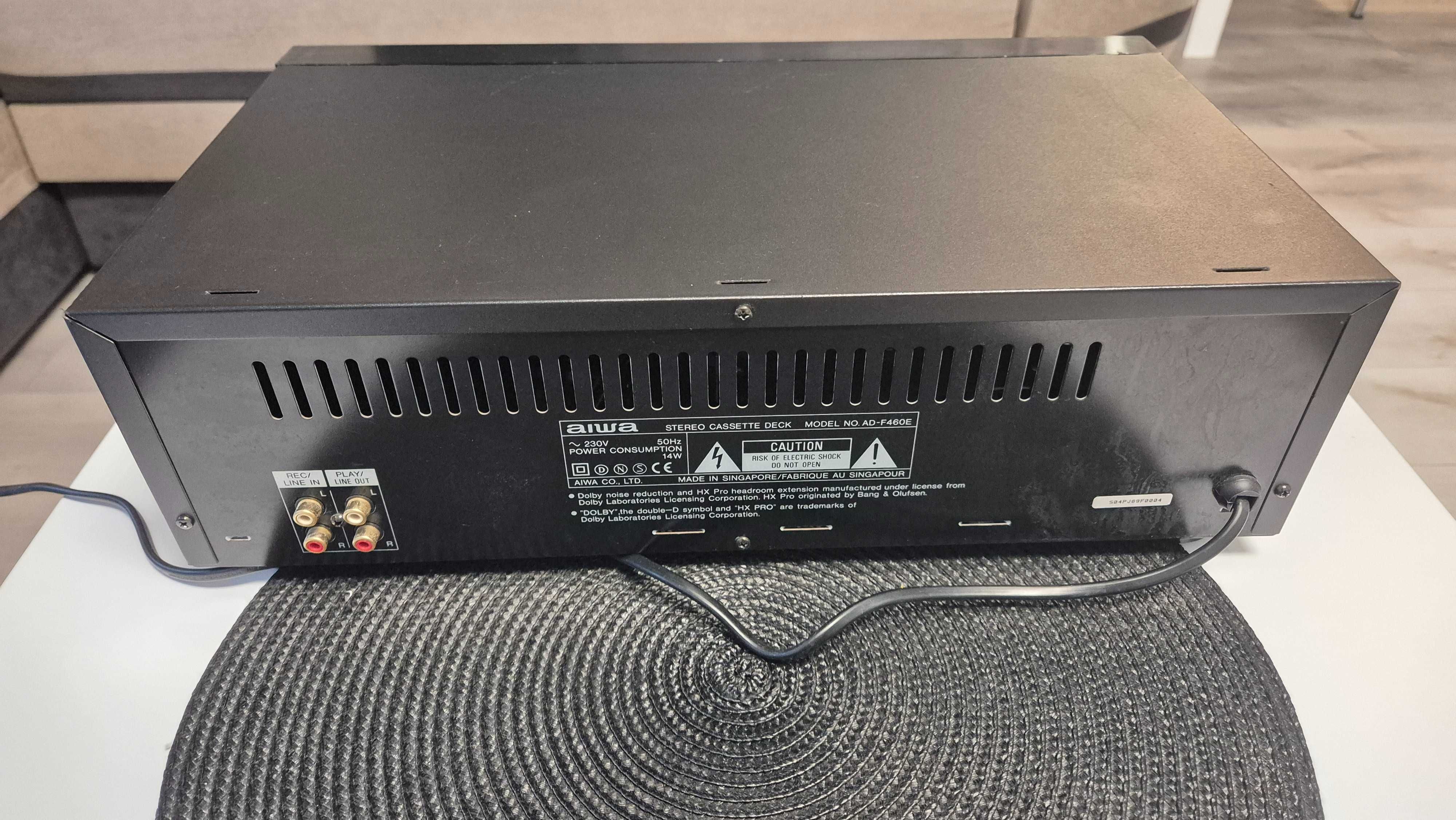 Deck AIWA AD-F460E 100% Sprawny. Po PRZEGLĄDZIE.