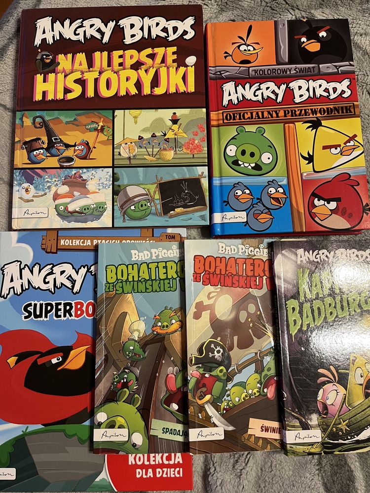 Angry birds - przewodnik i 8 książek z przygodami