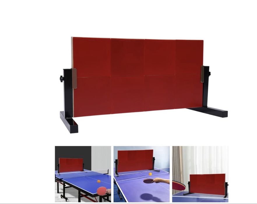 Tabela de retorno de tenis de mesa, ping pong, 8 borrachas de topo