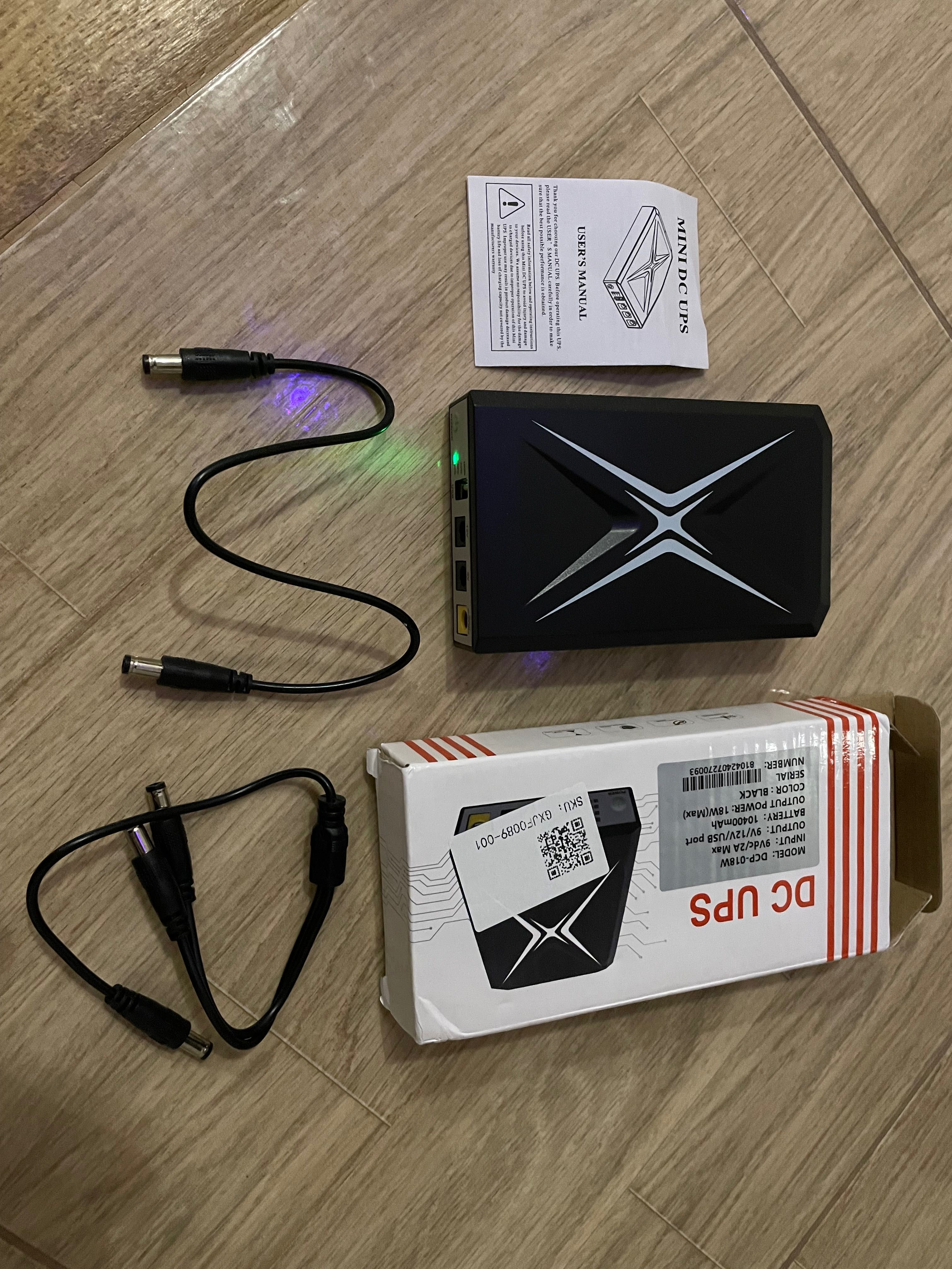 ДБЖ для роутера, Wi-fi, UPS безперебійник 10400mah 5/9/12v