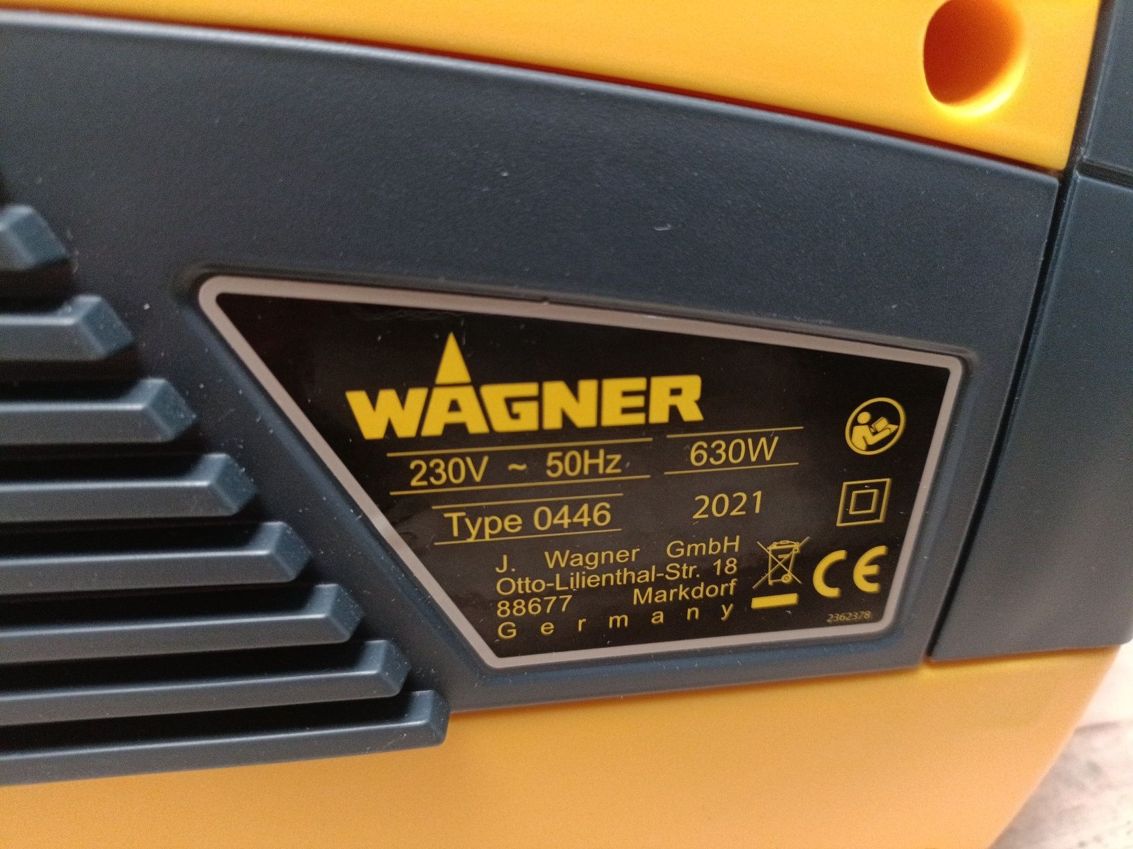 Wagner FLEXiO W690 фарбопульт фарборозпилювач, 630 Вт шланг 3,5м