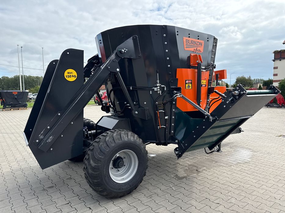 Wóz paszowy paszowóz mieszalnik 6 m³ Burkon