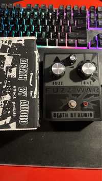 Efekt gitarowy Death By Audio DBA Fuzz War limitowana edycja, autograf