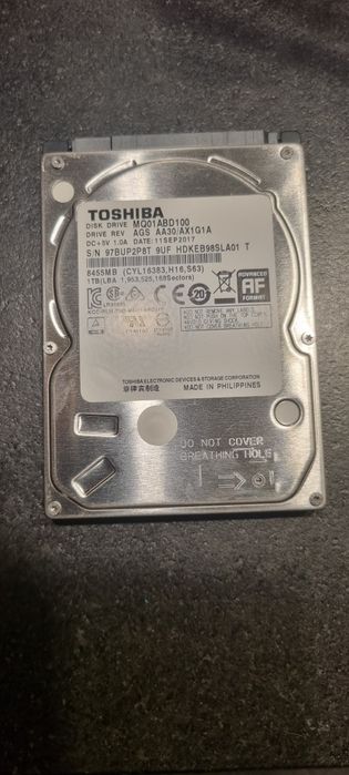 Dysk 1TB Toshiba MQ01ABD100