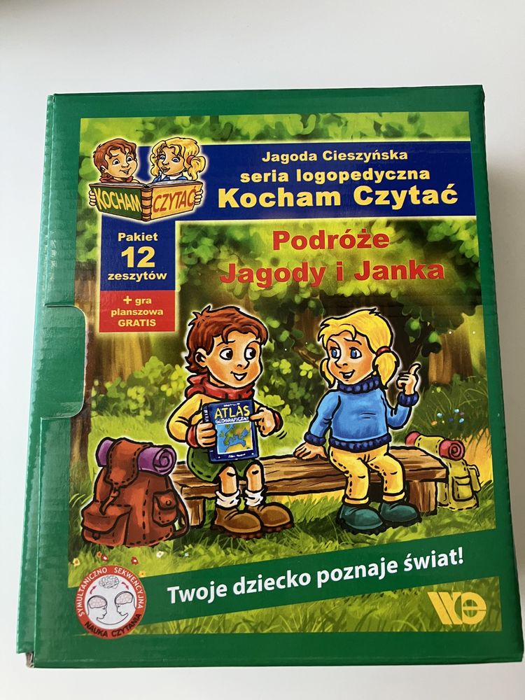 Kocham Czytać 2. Pakiet 12 Zeszytów (19-30) Zielony