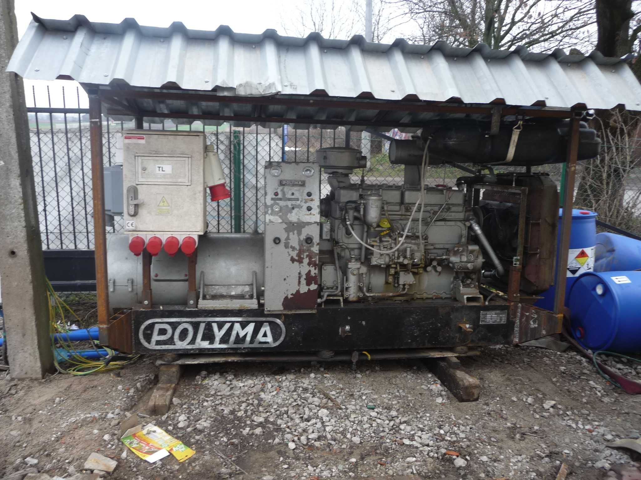 agregat pradotworczy generator pradu Mercedes 6p Aeg 75kw diesel olej