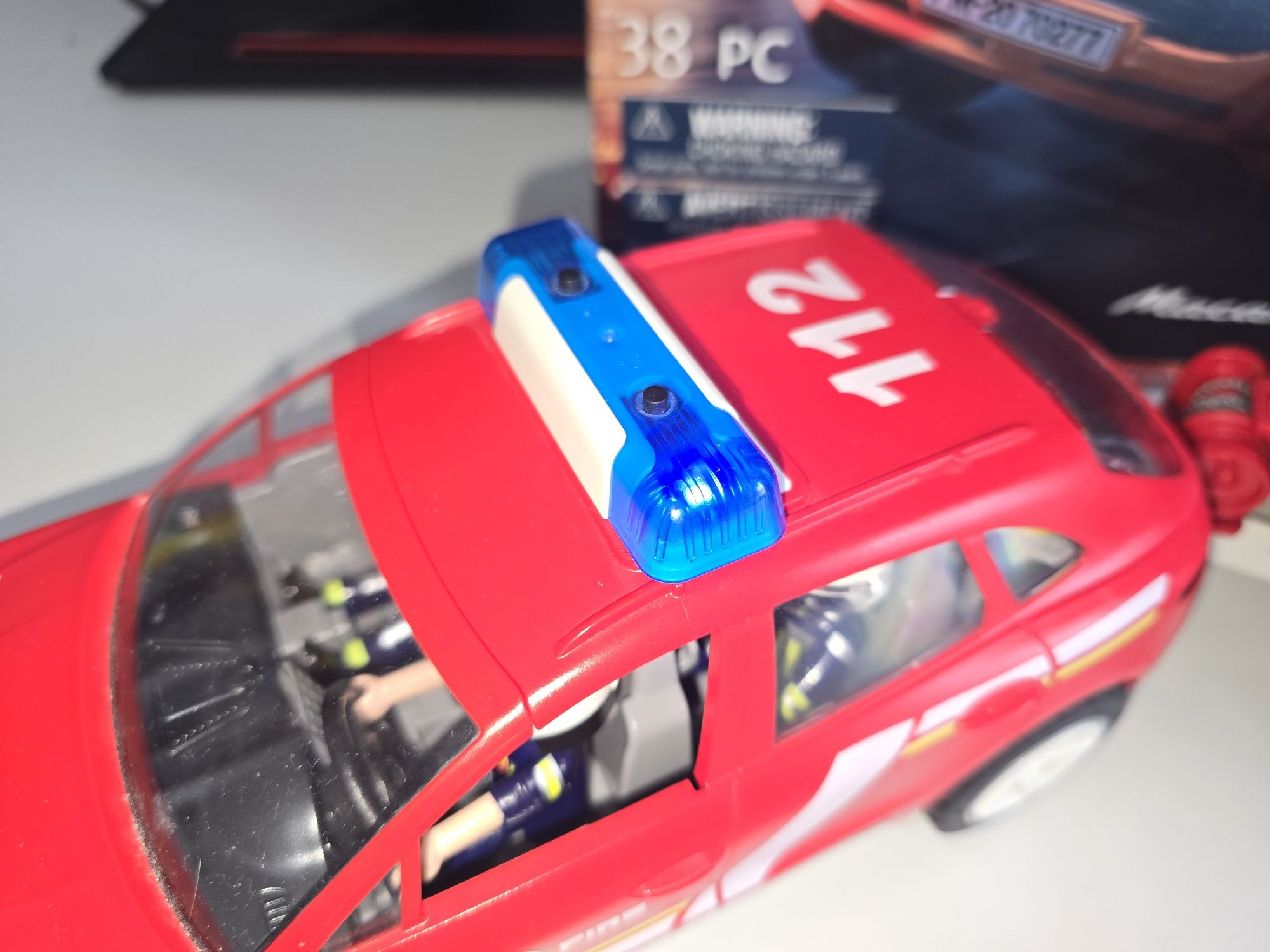 70277 playmobil porsche marcan s straż przyczepa