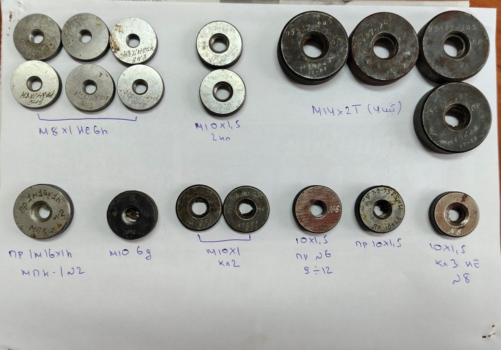 Калибр кольцо и пробка