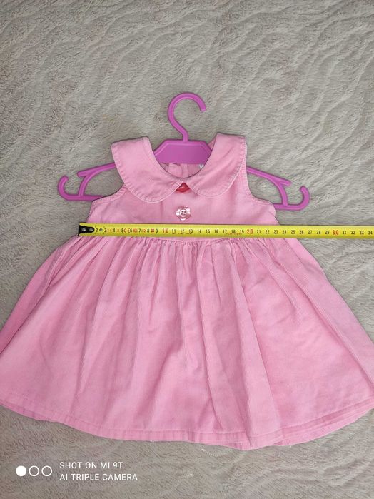 Sukieneczka sztruksowa różowa 62