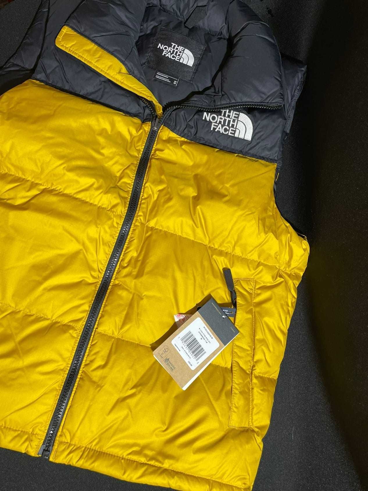 Жилетка The North Face 1996 Retro Nuptse Vest оргинал желтая