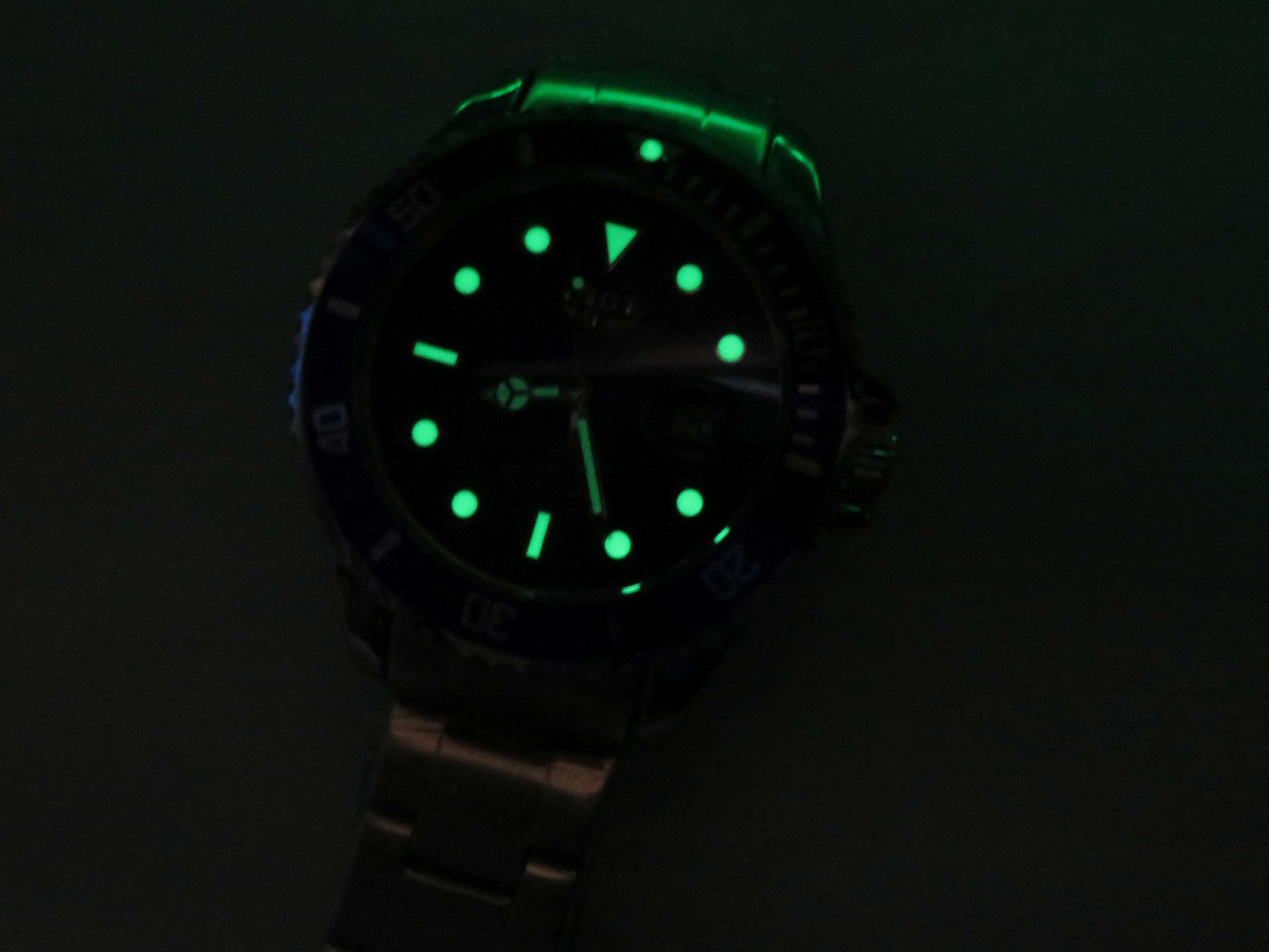 zegarek diver  submarine  niebieski