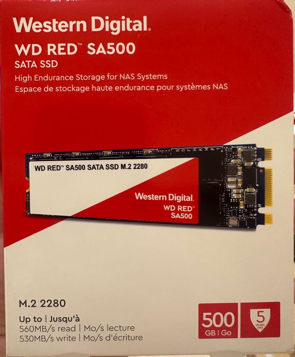 western digital WD red SA500 SATA SSD