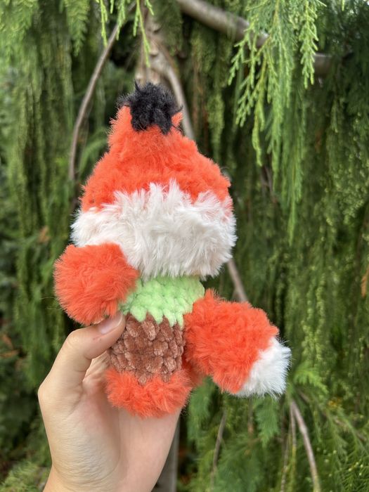 Lis na szydełku ze zwierzogrodu