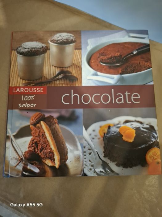 Livro de receitas de chocolate