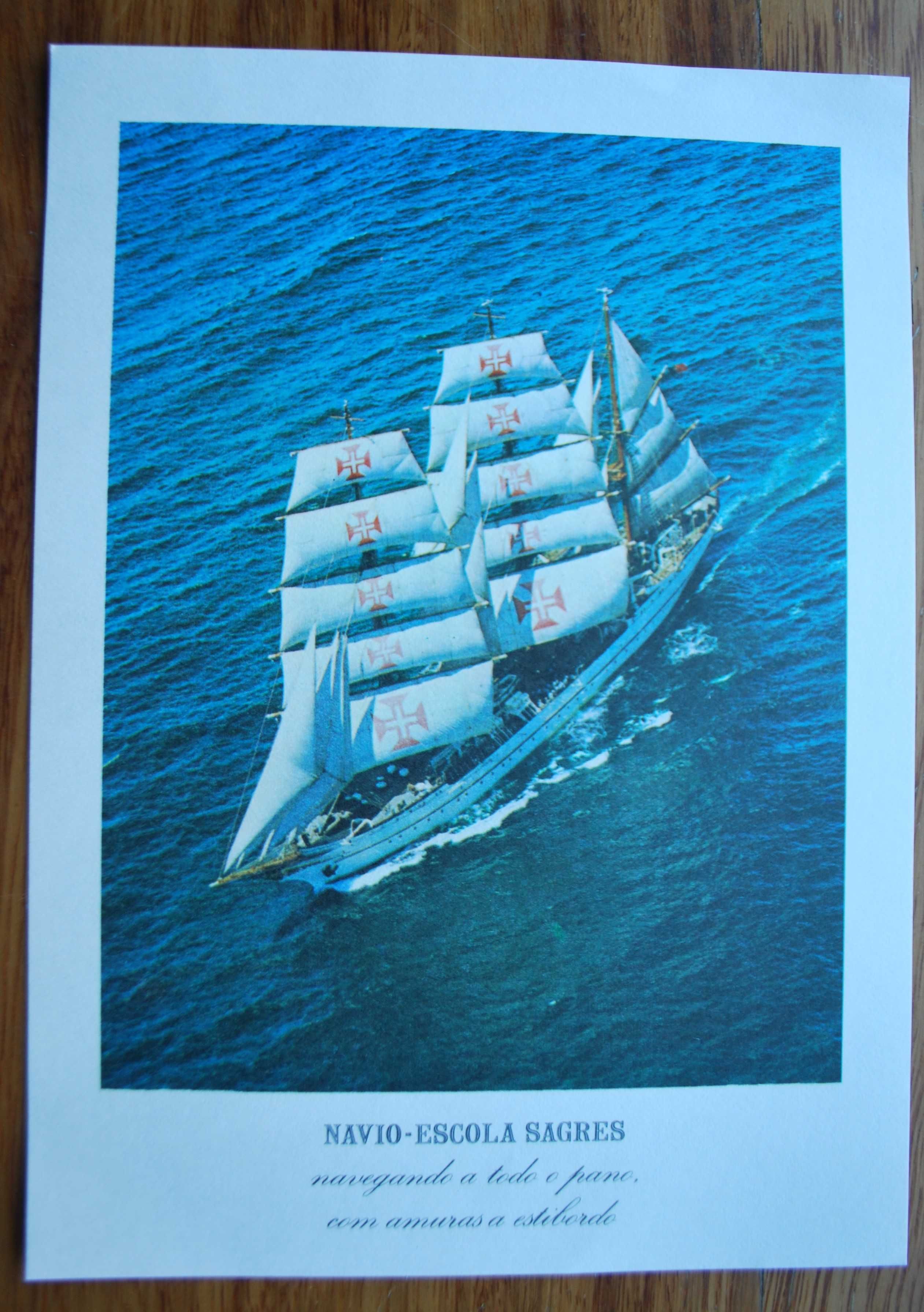 Navio Escola Sagres - Estampas Imagens (25 x 18 cm)