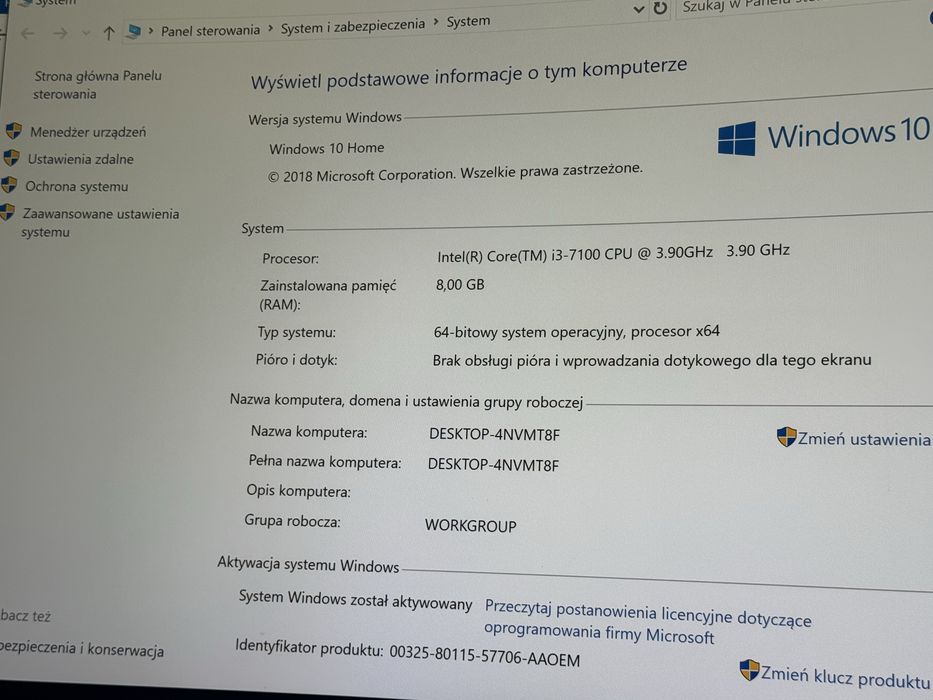 Komputer stacjonarny gamingowy