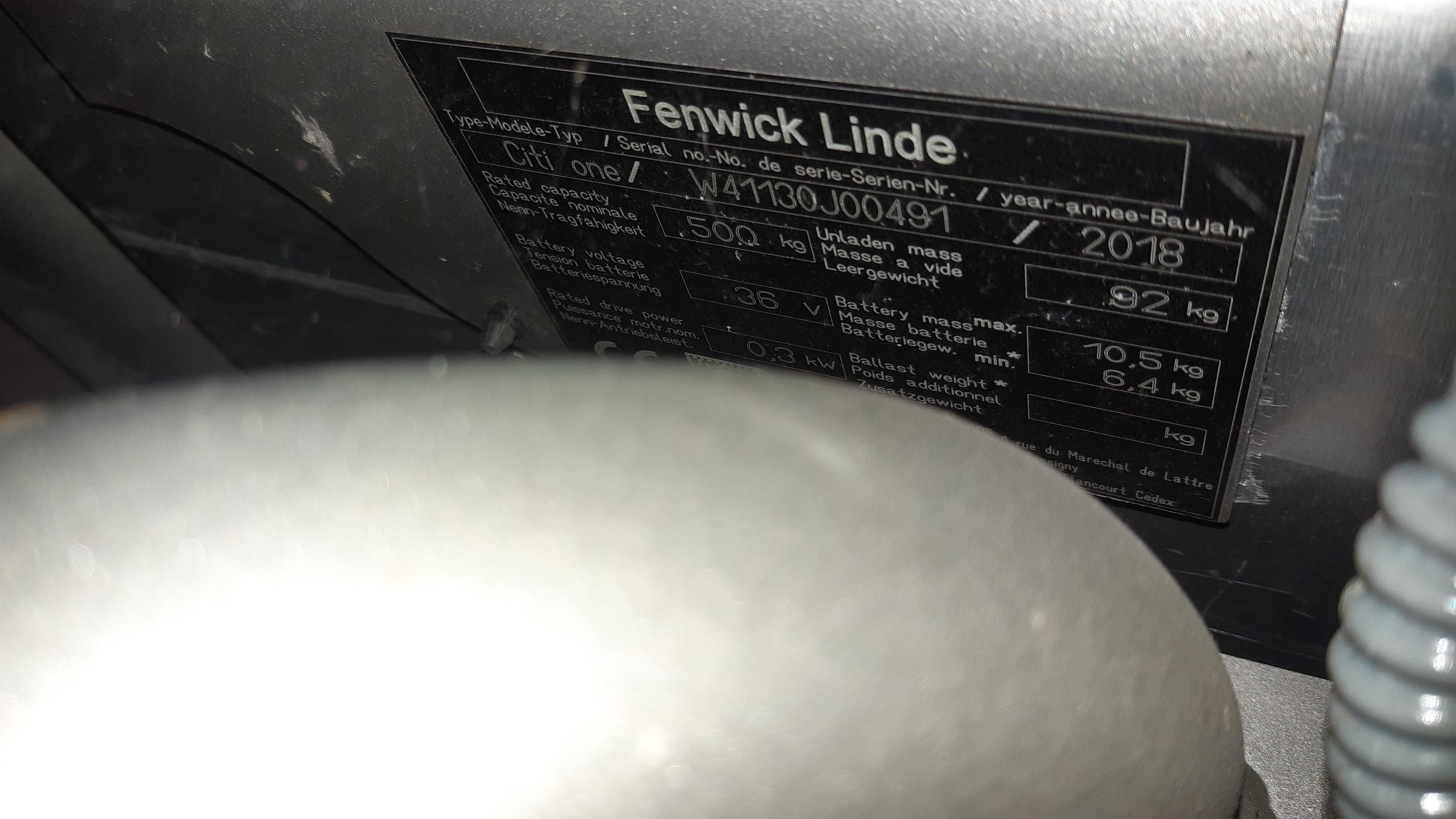 Linde Citi One Paleciak elektryczny