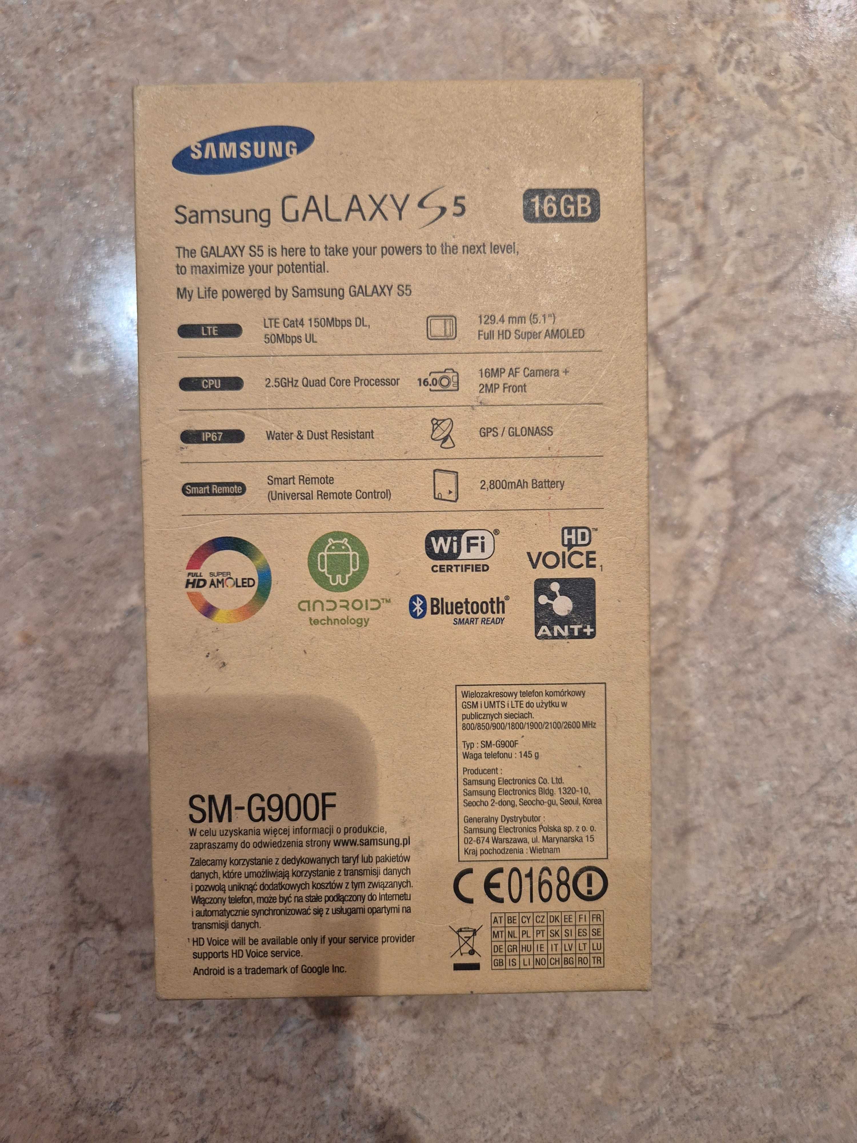 Samsung Galaxy s5 telefon złoty gold