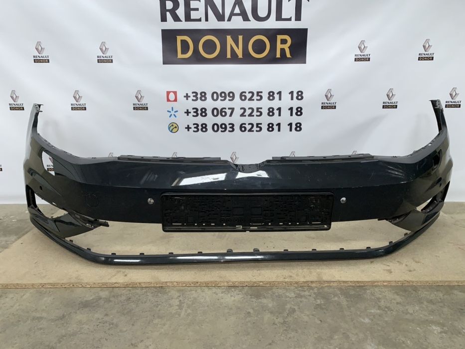 Бампер передний, цвет мокрий асфальт volkswagen golf 7