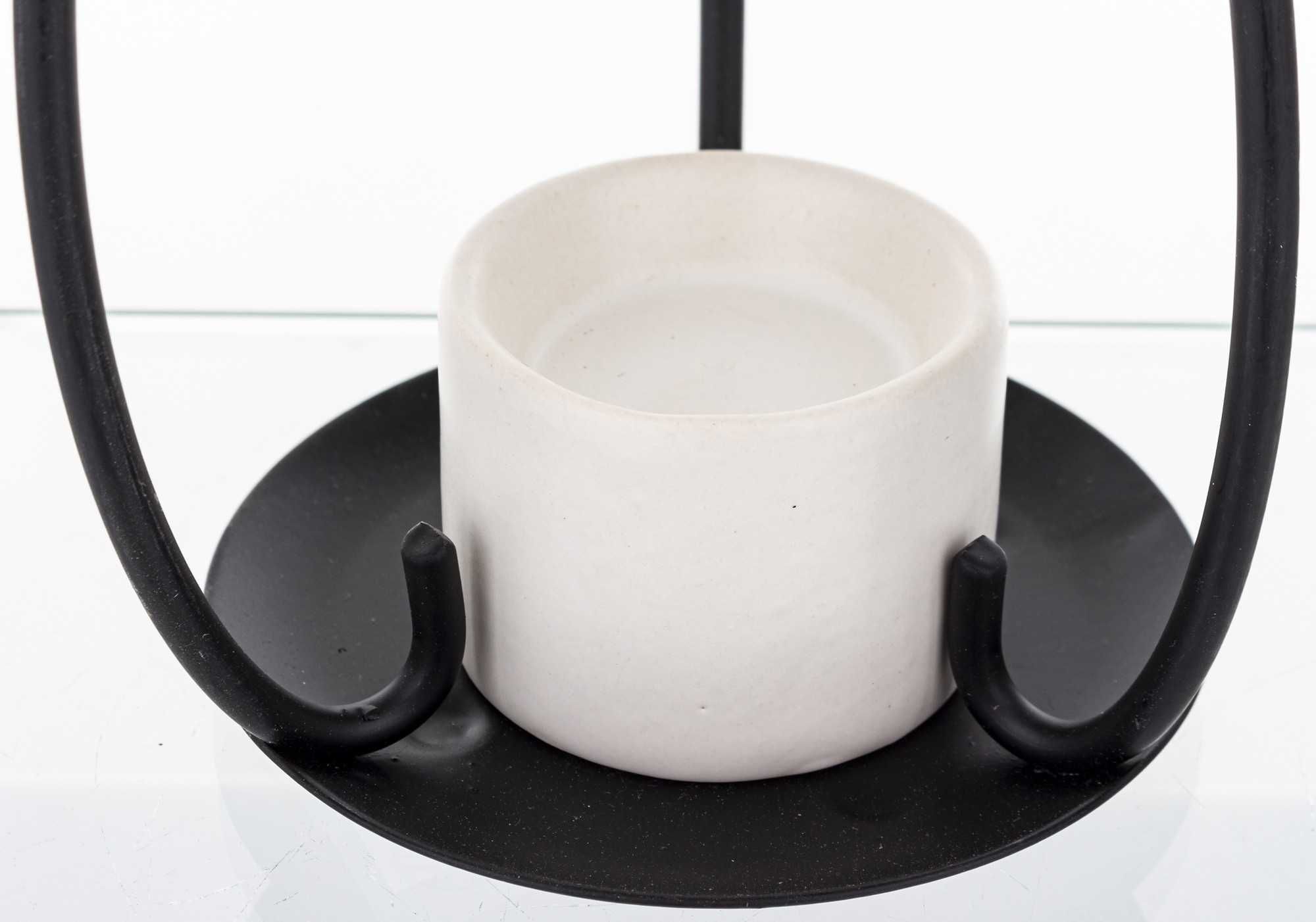 Ceramiczny kominek metalowy ceramiczny na olejek zapachowy wosk