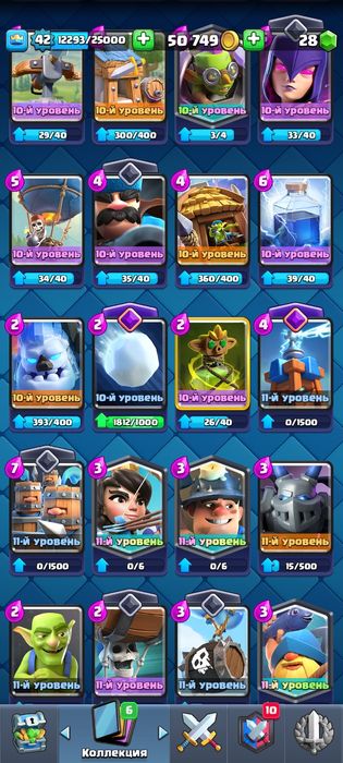 Клеш рояль 7900 кубків