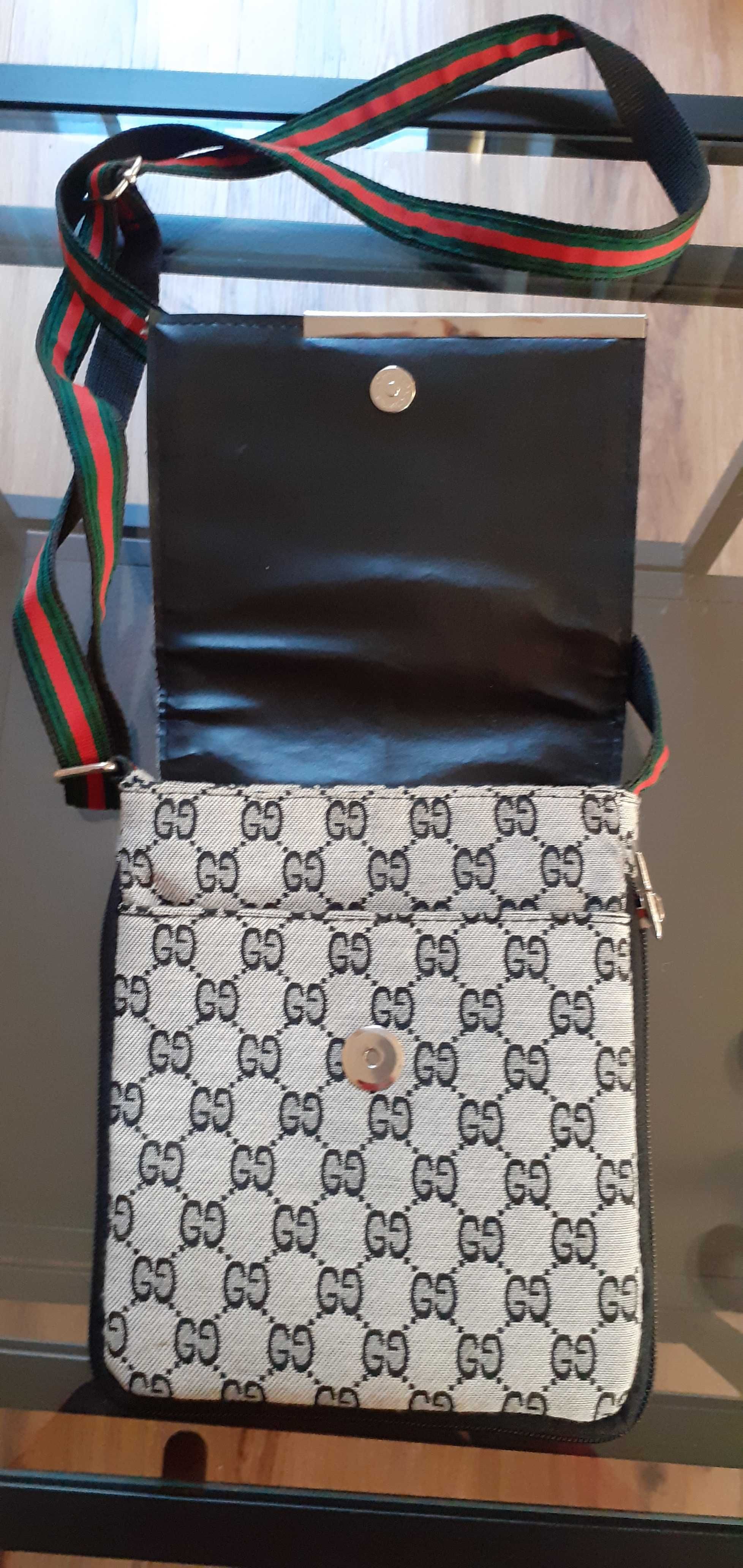 Ekskluzywna oryginalna Torebka męska na ramię Gucci