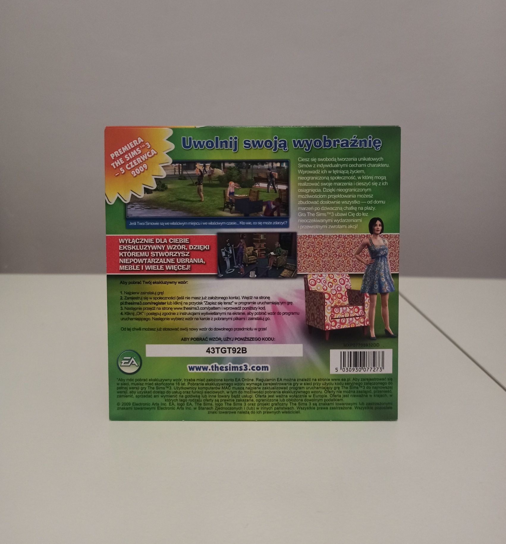 The Sims 3 płyta DVD