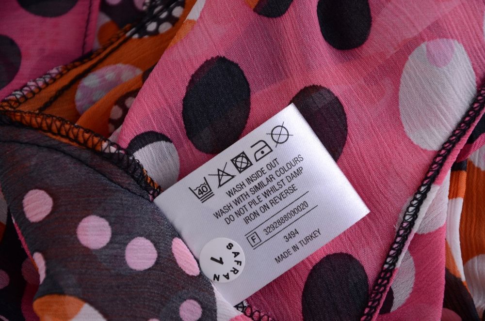 PAPAYA szyfonowa tunika nietoperz r. 38