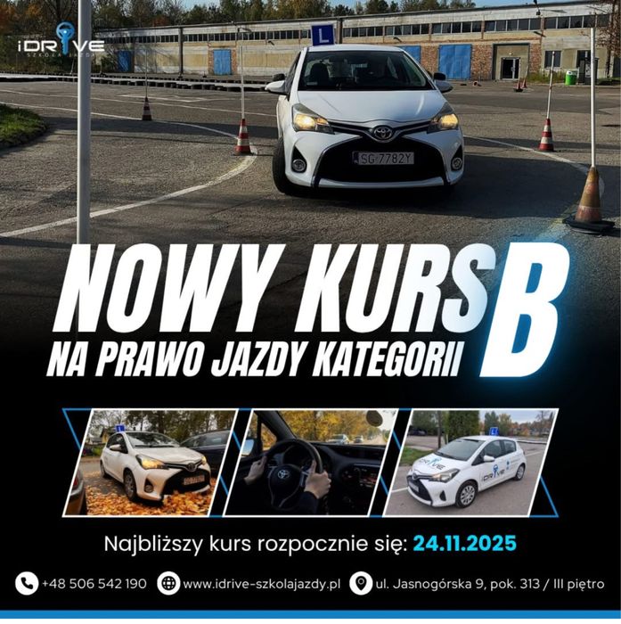 Kurs Prawa Jazdy kat. B