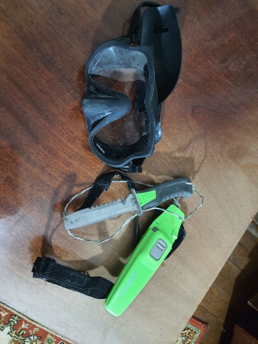 Гідрокостюм Poseidon, неопрен закрита пора 7 мм.  Ласти. Маска.