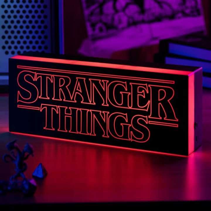 Lampka STRANGER THINGS Logo Light Nowa Poznań