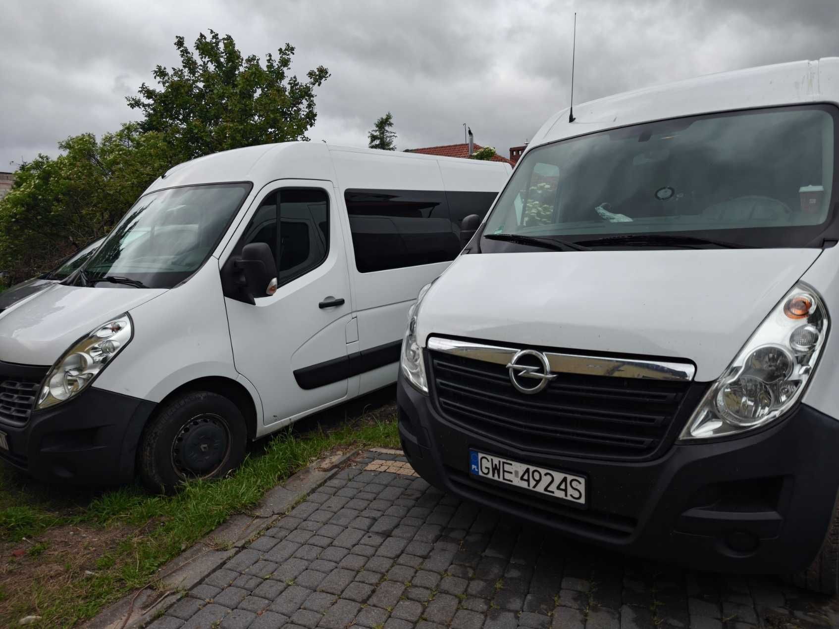 Wynajem busa, bus 9 osobowy, fotele regulowane, dużo miejsca, komfort