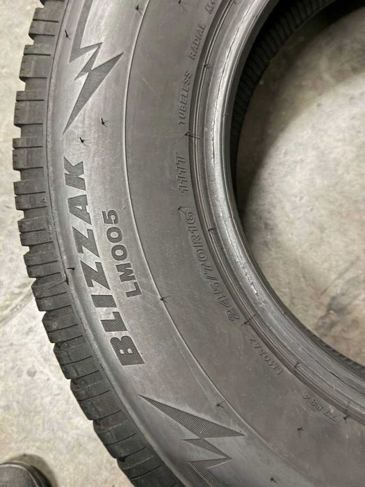 Шини Зимові 245х70хR16 Bridgestone Blizzak LM005 2шт 85%Протектор 2024