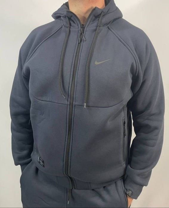 Мужской спортивный костюм Nike зимний на флисе