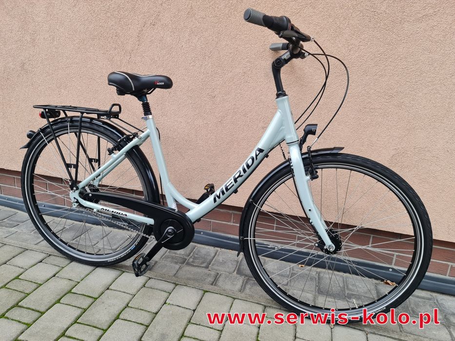 Rower damski miejski damka MERIDA koła 28 SHIMANO NEXUS aluminium nowy