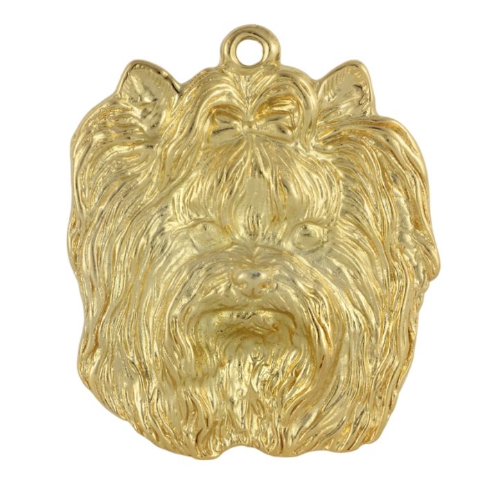 Yorkshire Terrier naszyjnik pozłocony Art-Dog