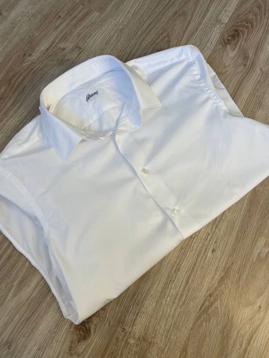 Сорочка brioni белая рубашка