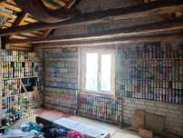 Колекція пивних банок / облаштування інтер'єру / beer cans