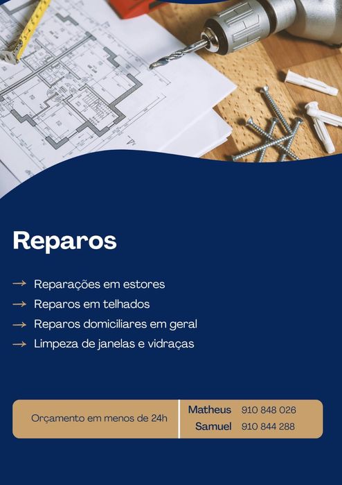 Serviços Pintura/Pladur/carpintaria.