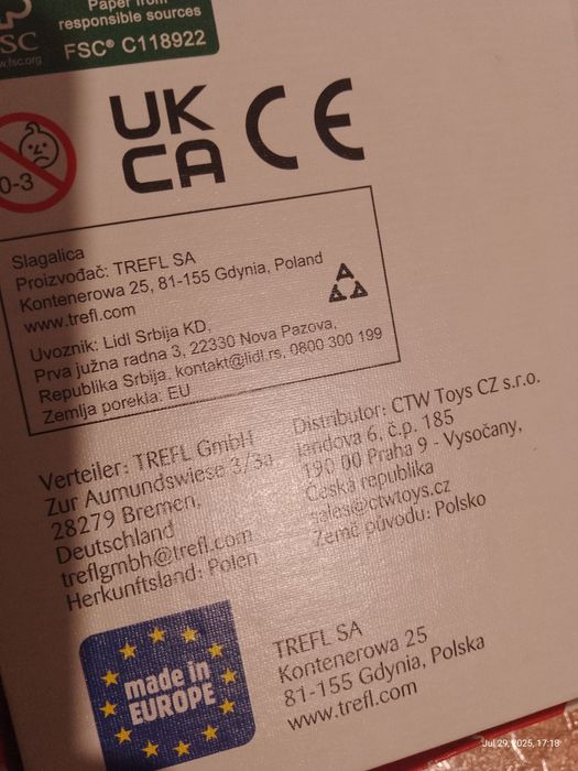 Пазли "Щенячий патруль" 9 в 1.  TREFL Польща