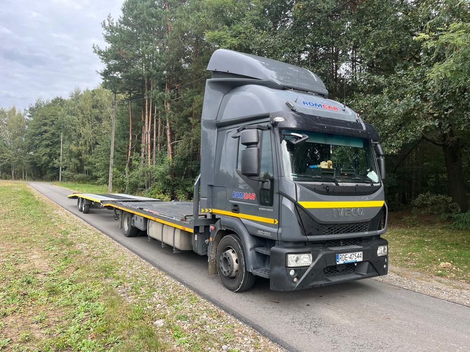 Iveco Eurocargo w zestawie z przyczepą
