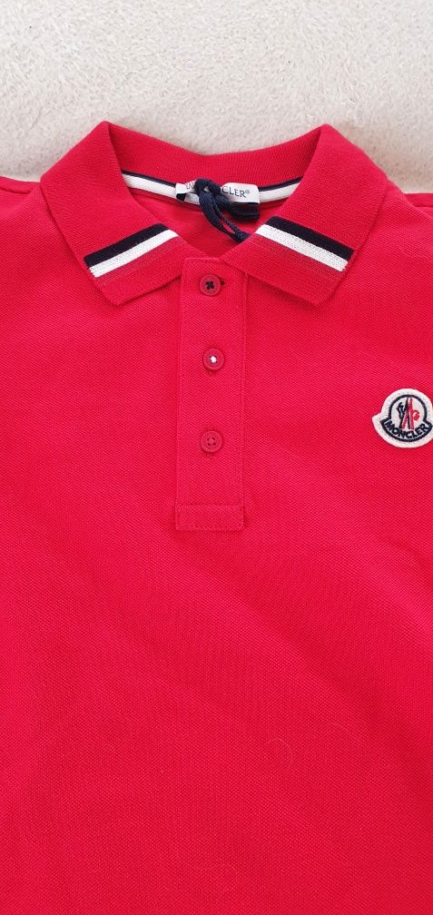 Polo z długim rękawem Moncler