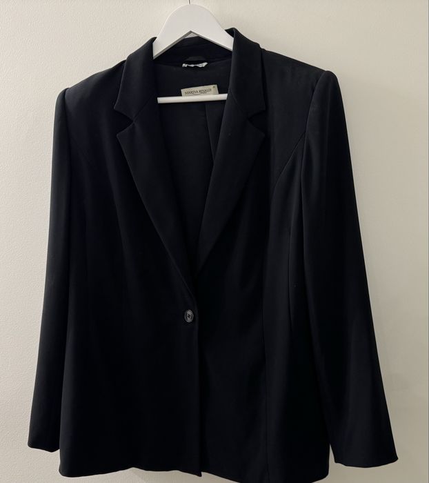 Marina Rinaldi marynarka, żakiet klasyczny czarny roz. 46